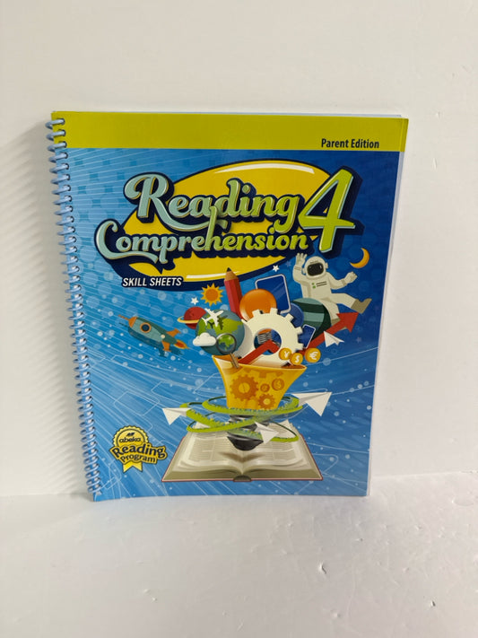 Reading Comprehension 4 Abeka Parent Edition  Pre-Owned Reading Textbooks