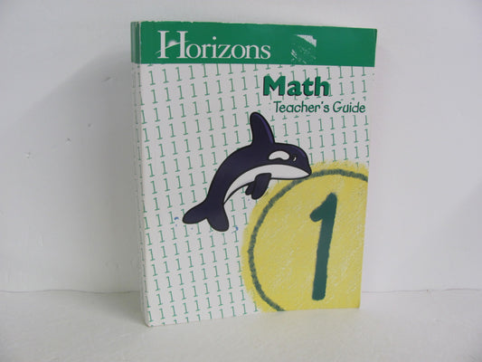 Math 1 Horizons Teacher Guide  Pre-Owned 1st Grade Mathematics Textbooks