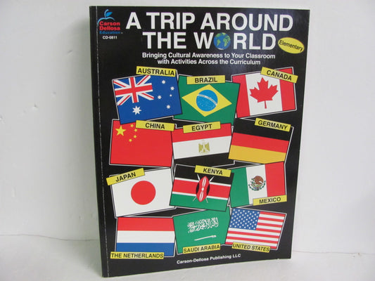 A Trip Around the World Carson Dellosa Pre-Owned Elementary Geography Books
