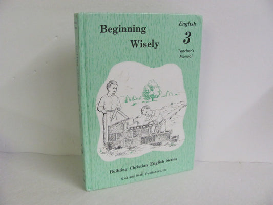 English 3 Rod & Staff Teacher Manual  Pre-Owned 3rd Grade Language Textbooks