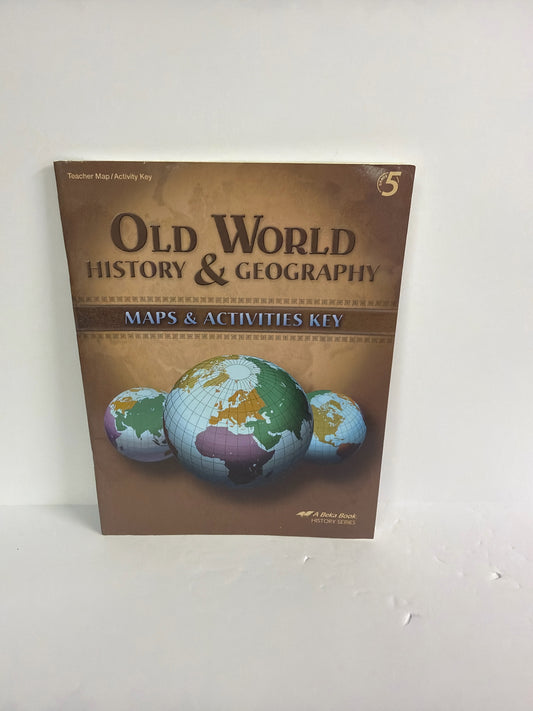 Old World History & Geography Abeka 5th Grade History Textbooks