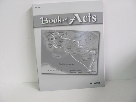 Book of Acts Abeka Test Key Pre-Owned 8th Grade Bible Textbooks