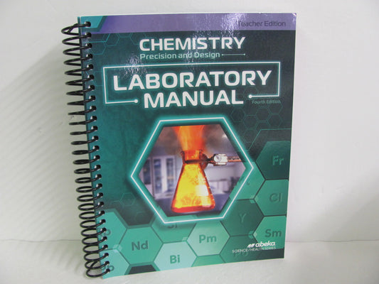 Chemistry Lab Manual Abeka Teacher Edition  Pre-Owned Science Textbooks
