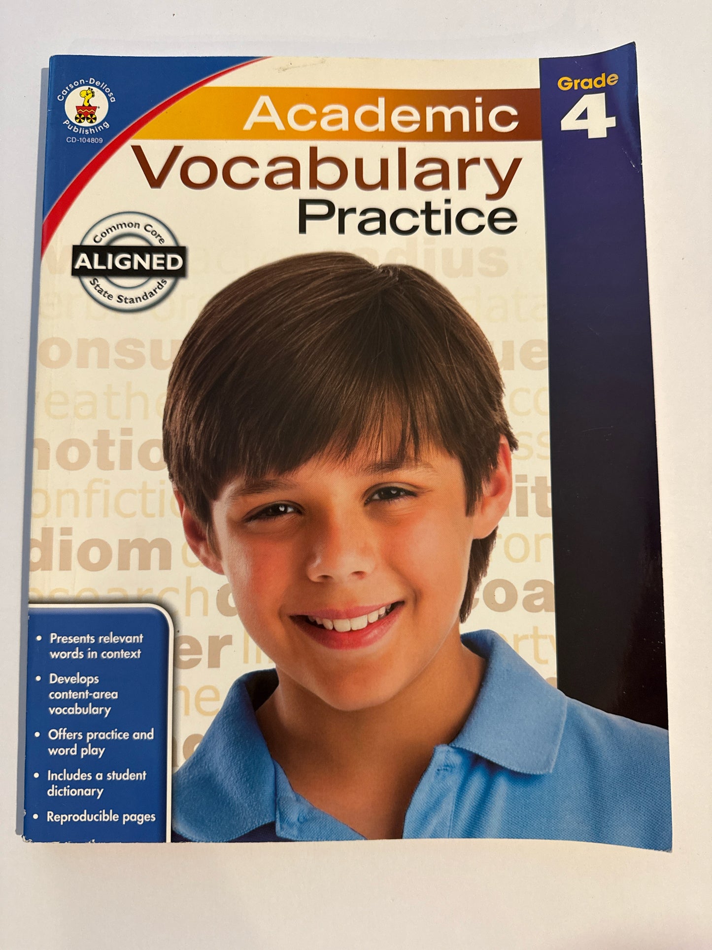 Academic Vocabulary Practice 4 Carson Dellosa Summer Study Books