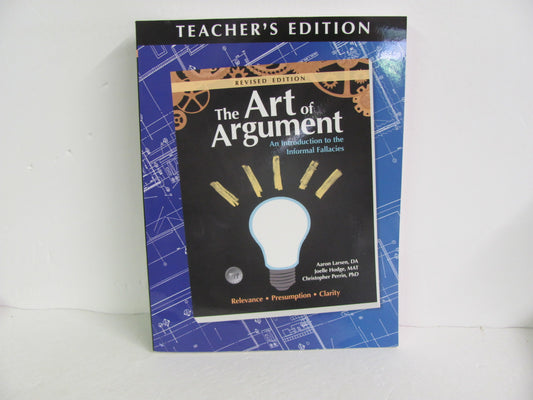 The Art of Argument Classical Academic Teacher Edition  Pre-Owned Logic Books