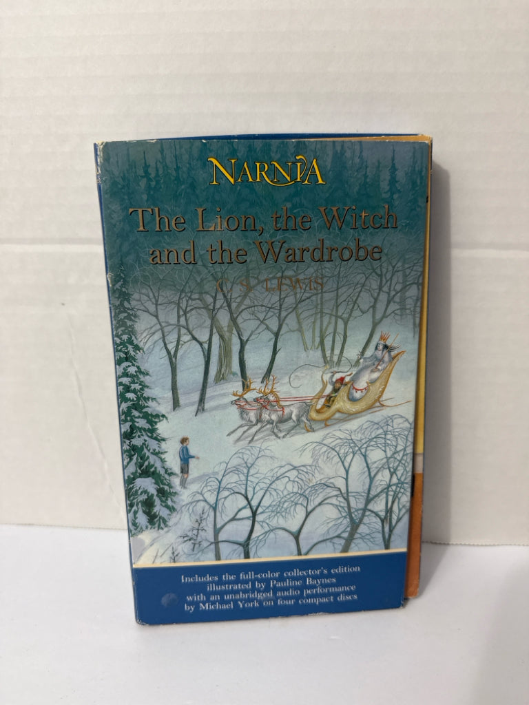 The Lion, the Witch and the Wardrob Harper Trophy Set  Pre-Owned Fiction Books