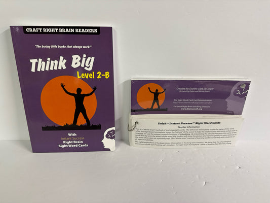 Think Big Craft Right Brain Reader  Pre-Owned Dianne Craft Reading Textbooks
