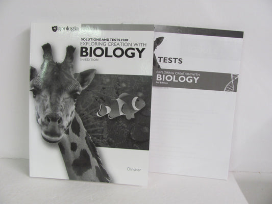 Exploring Creation with Biolog Apologia Dincher High School Science Textbooks