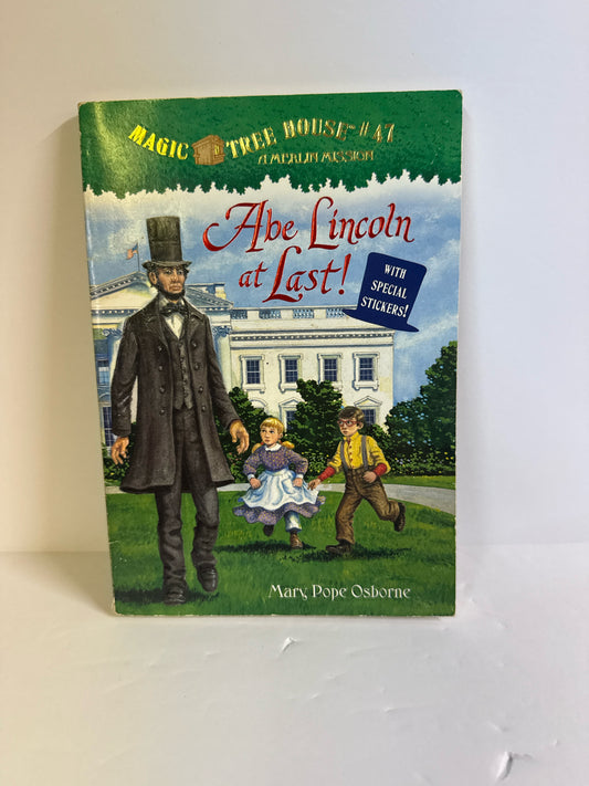 Abe Lincoln at Last Random House Pre-Owned Elementary The Magic Tree House