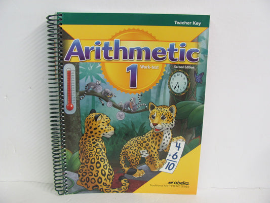 Arithmetic 1 Abeka Teacher Key  Pre-Owned 1st Grade Mathematics Textbooks