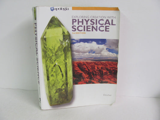 Physical Science Apologia Student Book Pre-Owned Dincher Science Textbooks