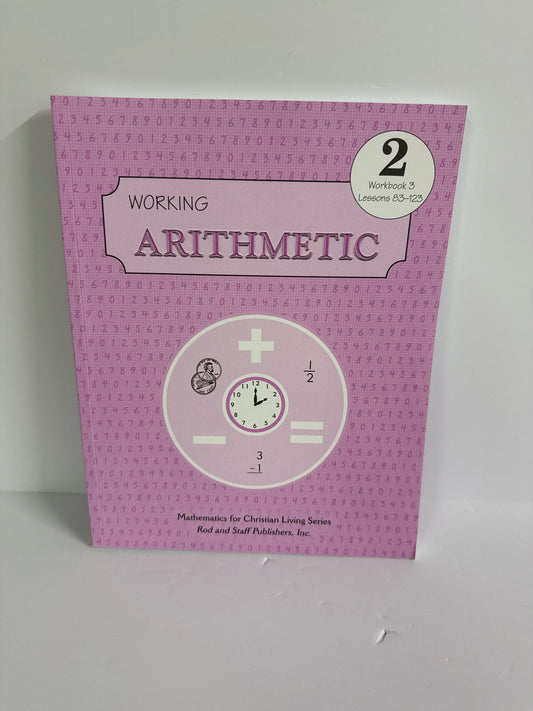 Working Arithmetic Rod & Staff Workbook  Pre-Owned Mathematics Textbooks