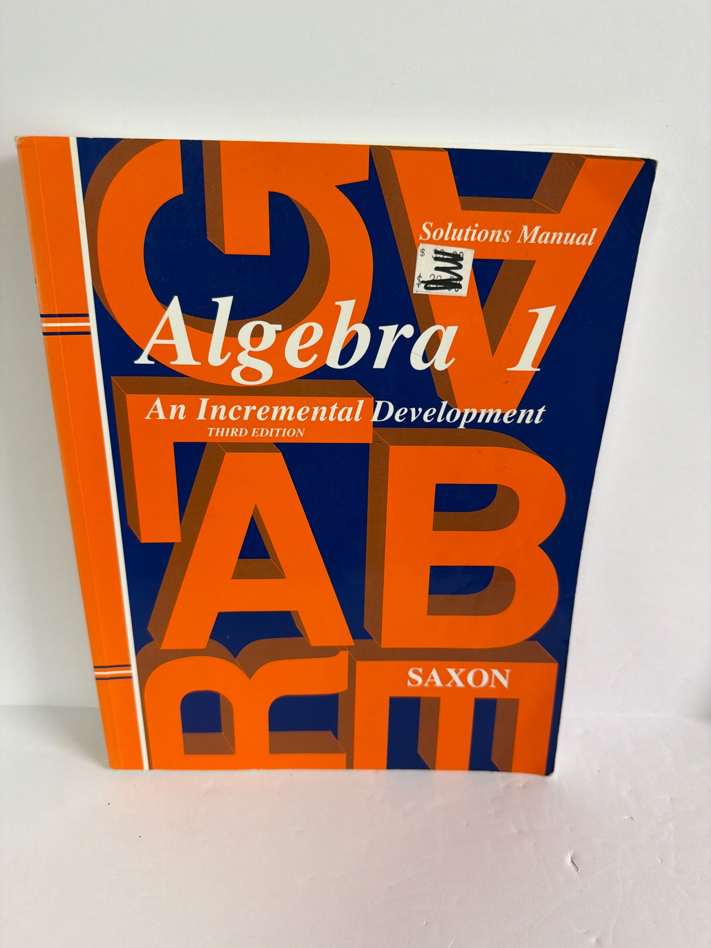 Algebra 1 Saxon Solutions Manual  Pre-Owned Saxon Mathematics Textbooks