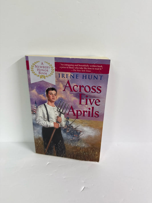 Across Five Aprils Berkley Books Pre-Owned Irene Hunt Fiction Books