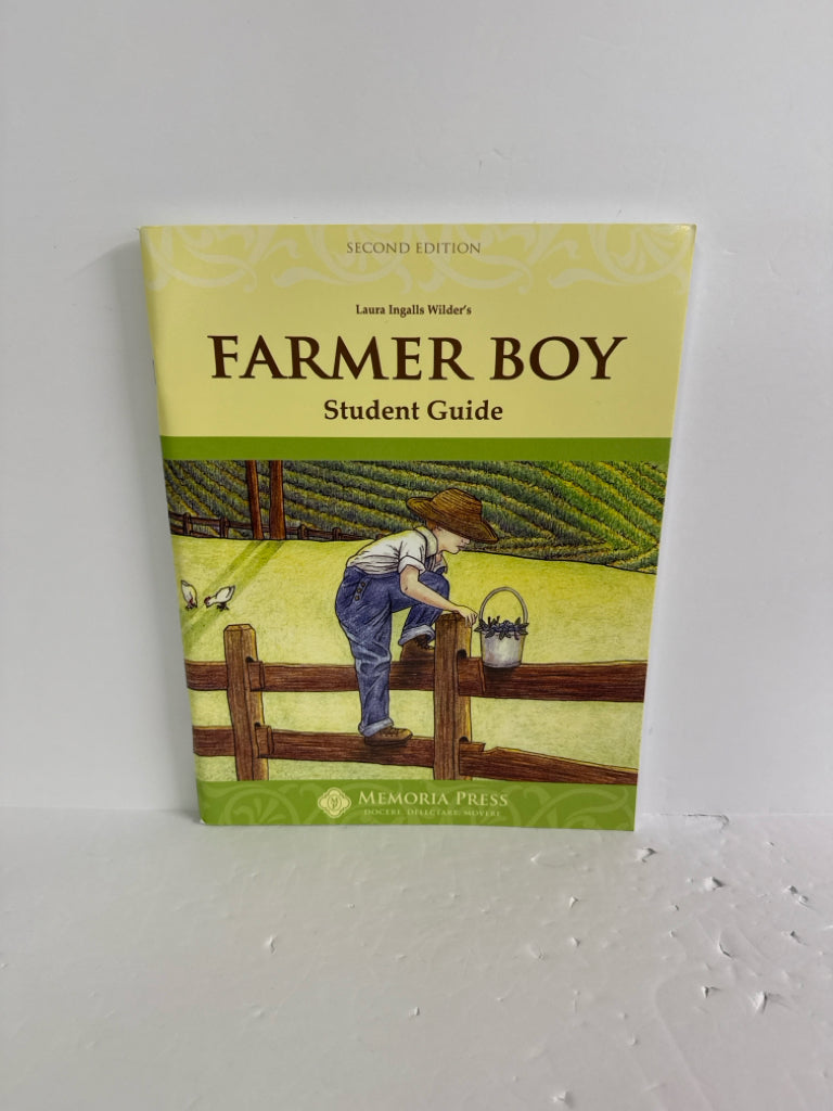 Farmer Boy Memoria Press Student Guide Pre-Owned 3rd Grade Memoria Press