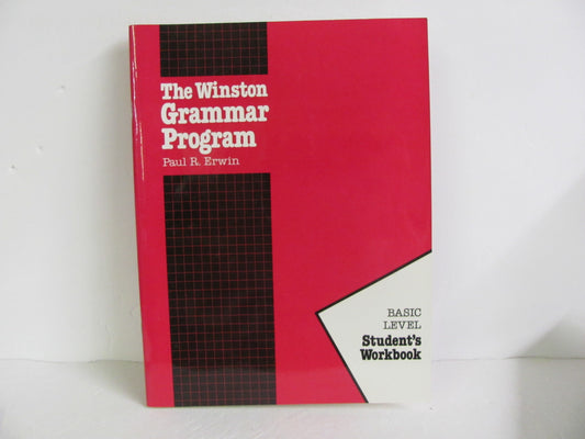 The Winston Grammar Program Advance Student Book Pre-Owned Language Textbooks