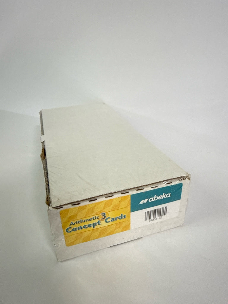 Arithmetic 3 Abeka Concept Cards  Pre-owned 3rd Grade Mathematics Textbooks