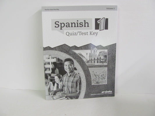 Spanish 1 Volume 2 Abeka Quiz/Test Key  Pre-Owned High School Spanish Books