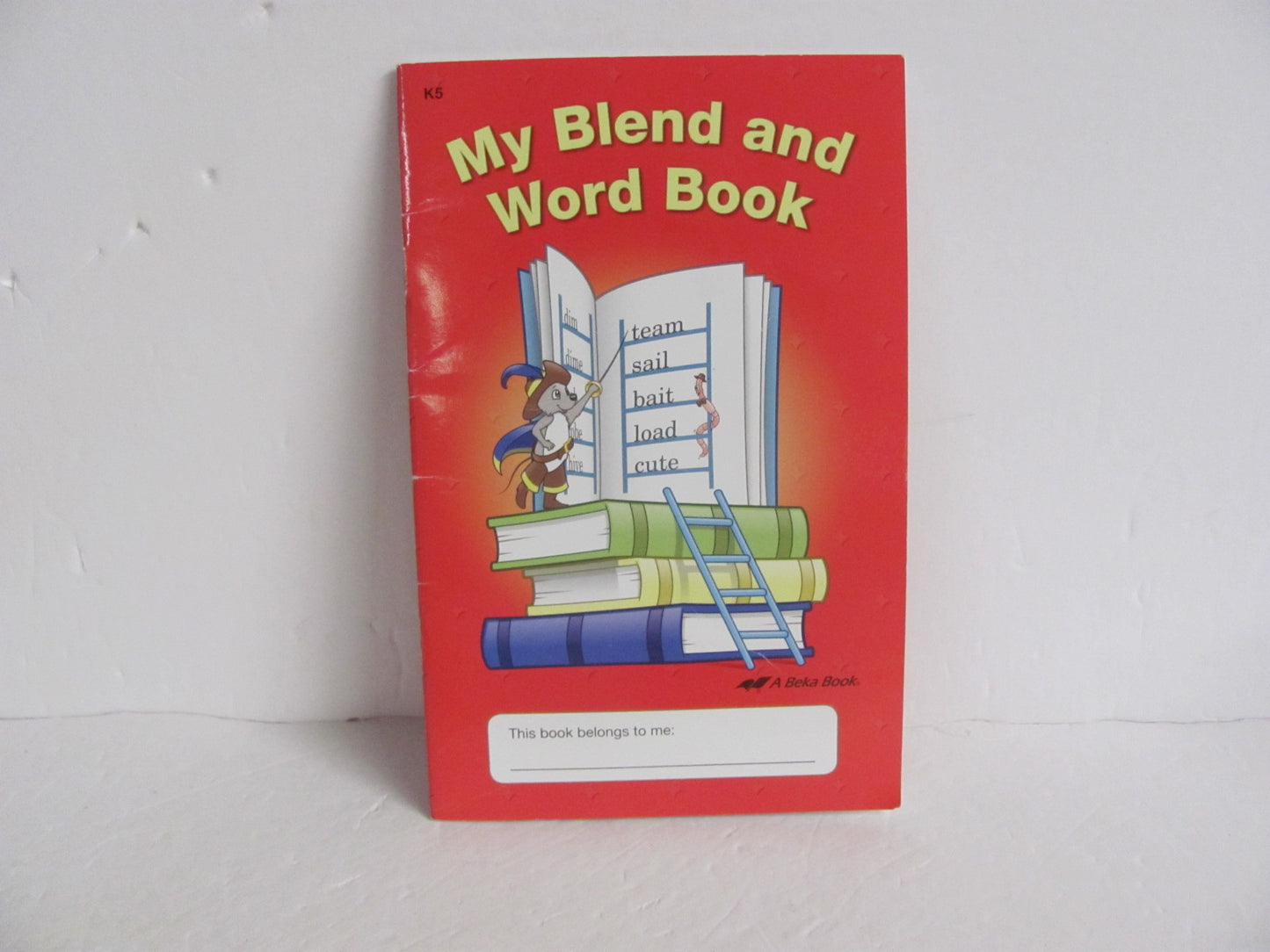 My Blend and Word Book Abeka Pre-Owned Kindergarten Language Textbooks