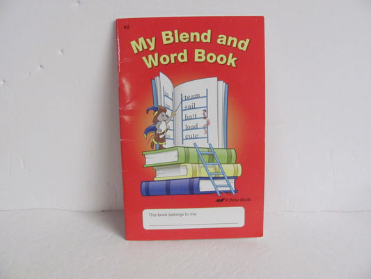 My Blend and Word Book Abeka Pre-Owned Kindergarten Language Textbooks