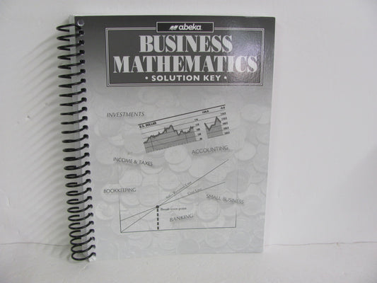 Business Math Abeka Solution Key Pre-Owned High School Math Help Books