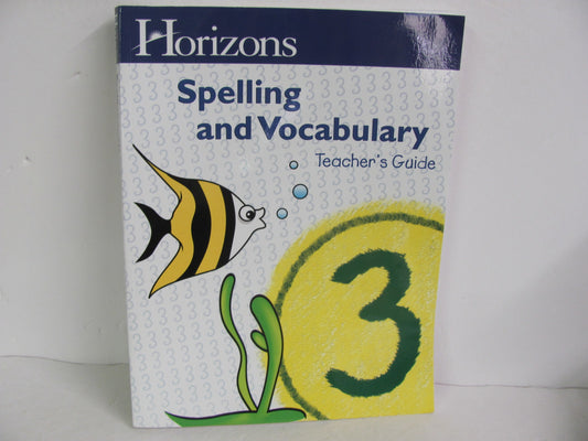 Spelling and Vocab Horizons Teacher Guide  Pre-Owned Spelling/Vocabulary Books
