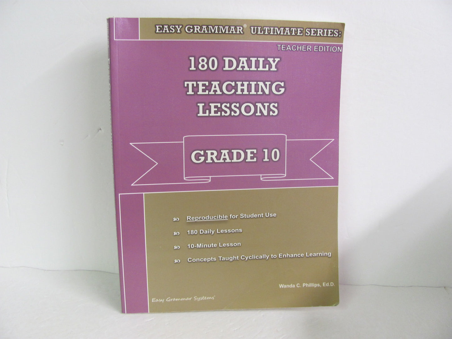 180 Daily Teaching Lessons ISHA Enterprises 10th Grade Language Textbooks