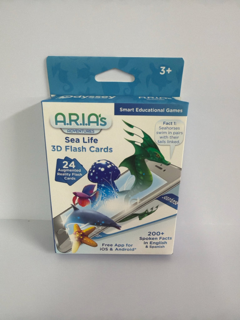 Sea Life Flashcards Odyssey Flashcards Pre-Owned Elementary Ocean/Seashore Books