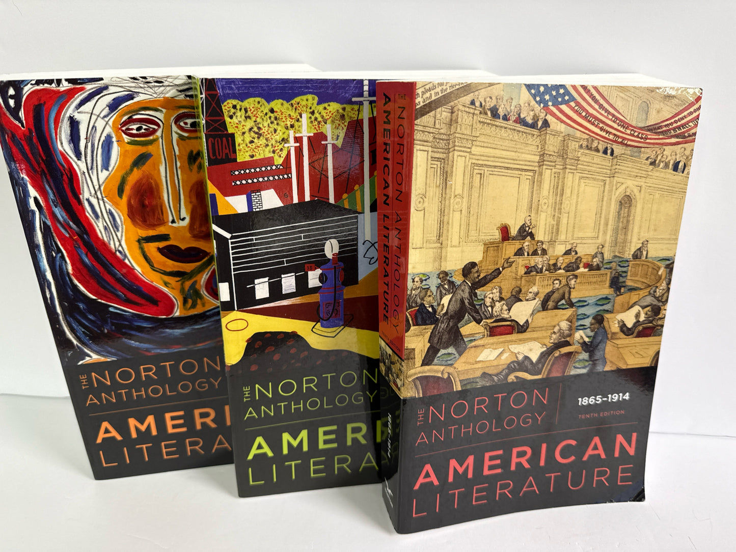 The Norton Anthology Norton Set  Pre-Owned High School Language Textbooks