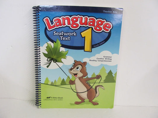 Language 1 Abeka Teacher Key  Pre-Owned 1st Grade Language Textbooks