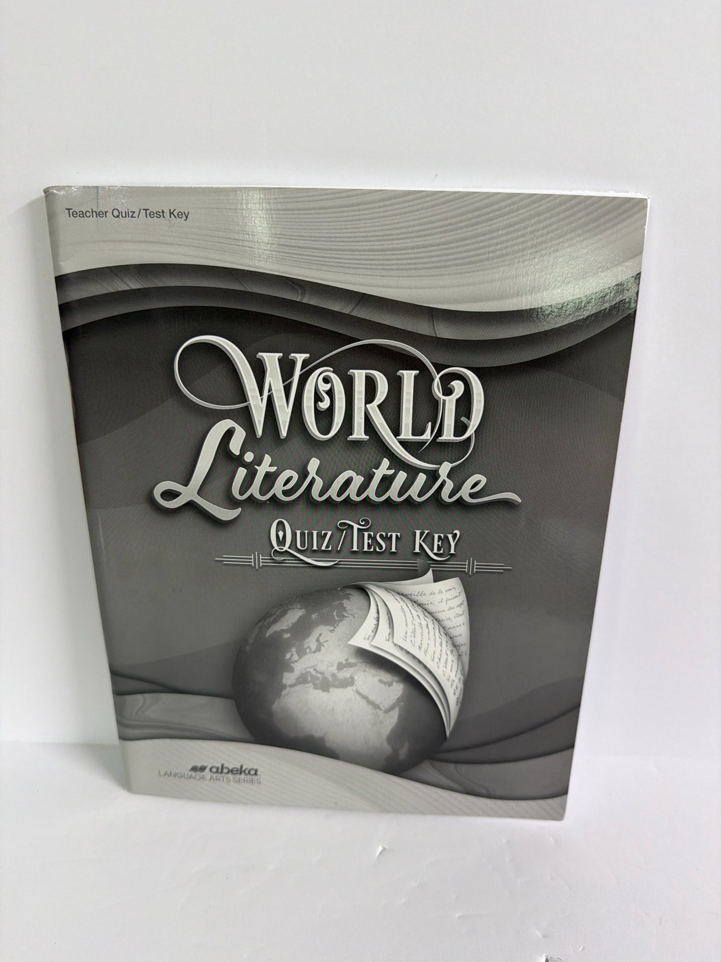 World Literature Abeka Quiz/Test Key  Pre-Owned 10th Grade Literature