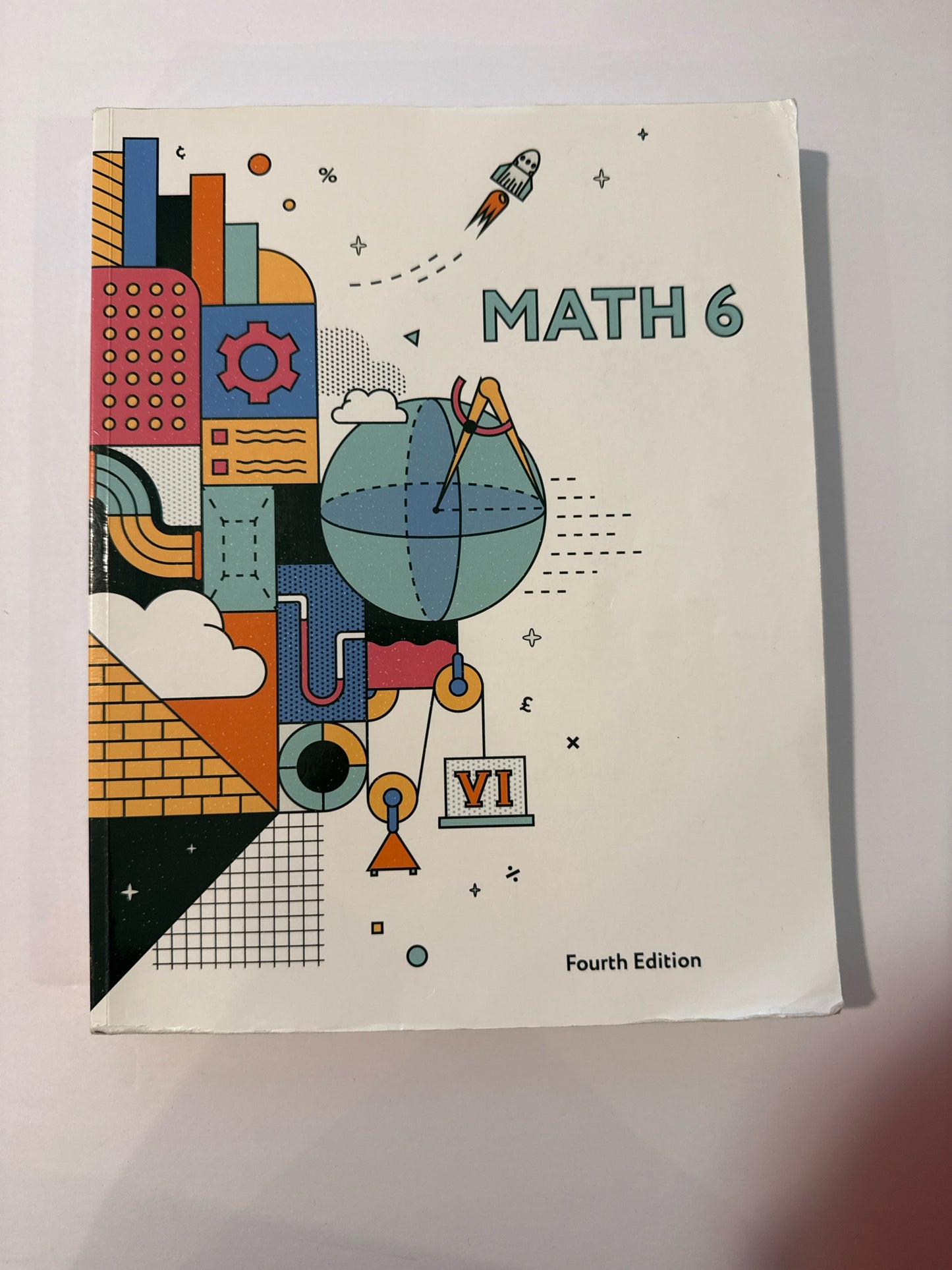 Math 6 BJU Press Student Book Pre-Owned 6th Grade Mathematics Textbooks