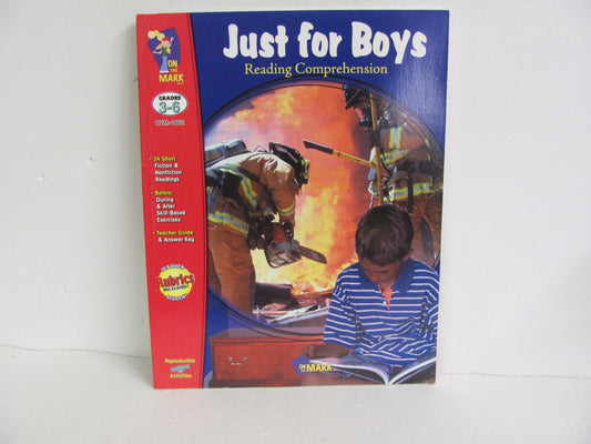 Just For Boys On the Mark Press Pre-Owned Elementary Reading Textbooks