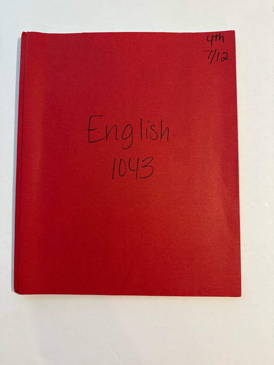 English Pace 1043 ACE Pace  Pre-Owned Elementary Language Textbooks