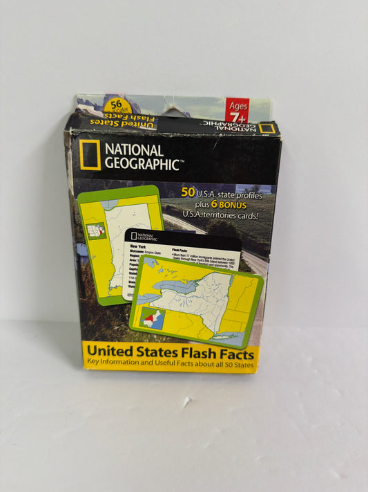 United States Flash Facts National Geographic Elementary State History Books