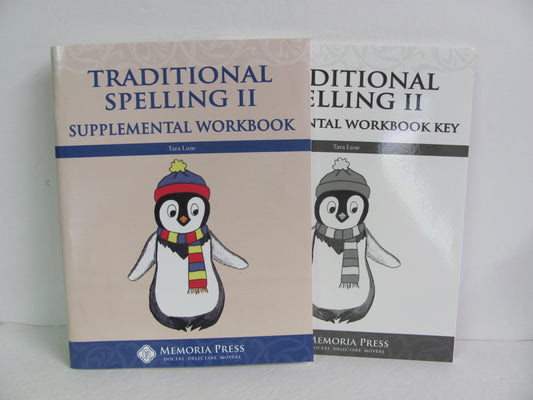 Traditional Spelling II Memoria Press Set  Pre-Owned Spelling/Vocabulary Books