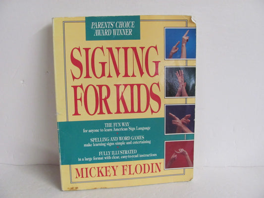 Signing for Kids Perigee Books Pre-Owned Electives (Books)
