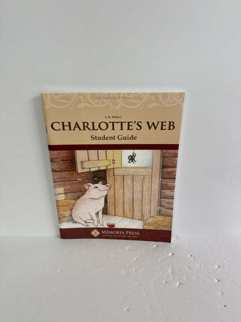 Charlotte's Web Memoria Press Student Guide Pre-Owned 3rd Grade Memoria Press