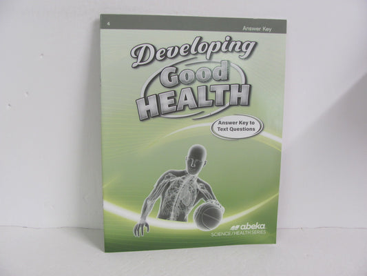 Developing Good Health Answer Key Abeka Answer Key  Pre-Owned Health Books