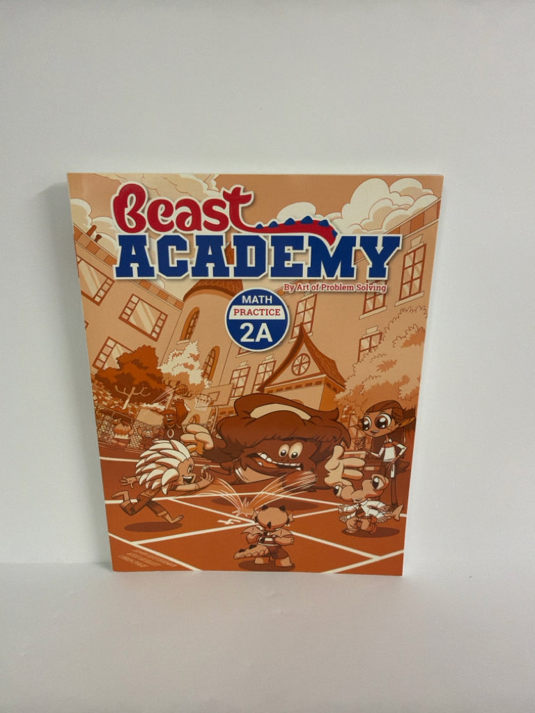 Math Practice 2A Beast Academy Student Workbook Pre-Owned Mathematics Textbooks