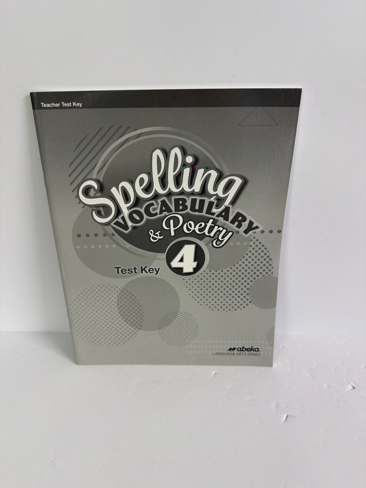 Spelling Vocabulary & Poetry 4 Abeka Test Key Pre-Owned Spelling Textbooks