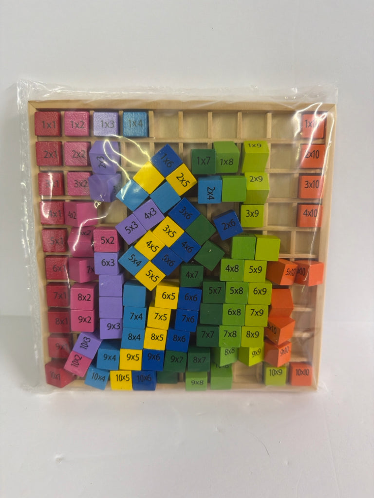 Times Table Tray Manipulative Set  Pre-Owned Elementary Manipulatives