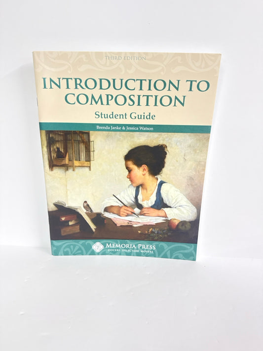 Introduction to Composition Memoria Press Student Guide Pre-Owned Memoria Press