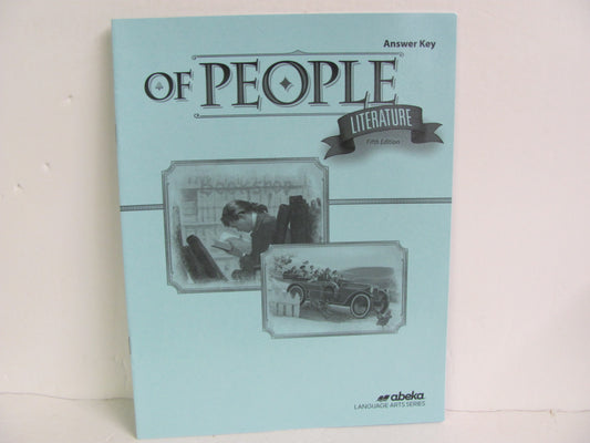 Of People Literature Abeka Answer Key  Pre-Owned 7th Grade Reading Textbooks
