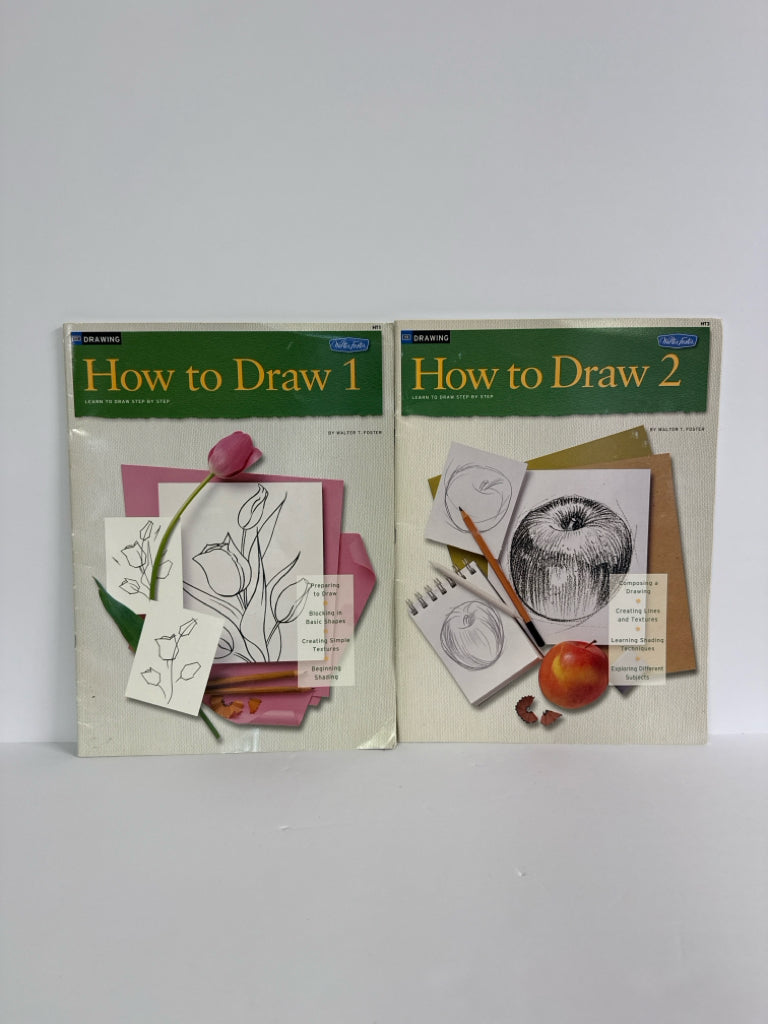 How to Draw Walter Foster Set  Pre-Owned Art Books