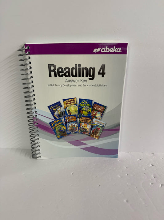 Reading 4 Abeka Answer Key  Pre-Owned 4th Grade Reading Textbooks