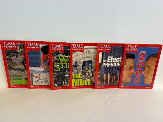 Time for Kids Readers Harcourt Set  Pre-Owned Elementary Reading Textbooks
