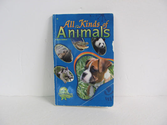 All Kinds of Animals Abeka Reader  Pre-Owned Elementary Reading Textbooks