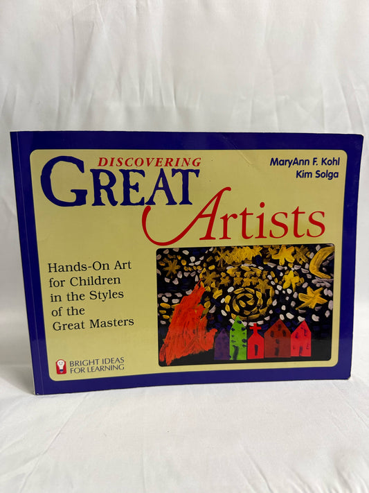 Discovering Great Artists Bright Ring Pre-Owned Elementary Art Books