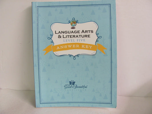 Language Arts & Literature Good and the Beautiful 5th Grade Language Textbooks